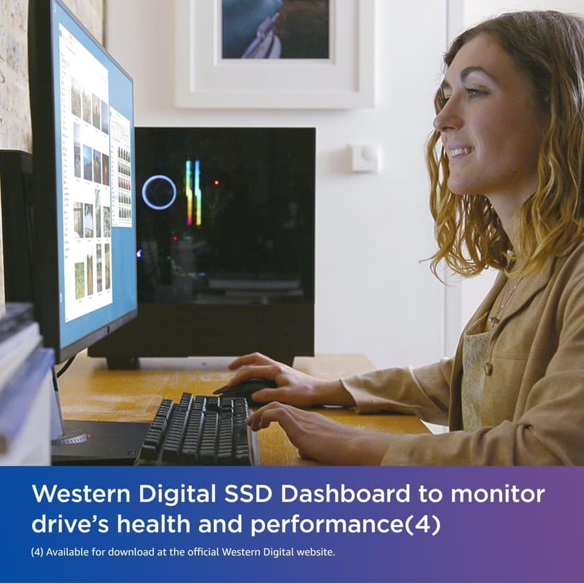 Western Digital 500GB WD Blue SN580 NVMe Internal Solid State Drive SSD - Gen4 x4 PCIe 16Gb/s, M.2 2280, Up to 4,000 MB/s - WDS500G3B0E