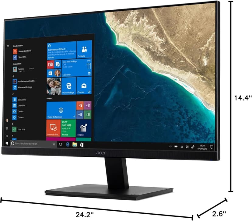 acer V277 27" Full HD LED LCD Monitor - 16:9 - Black