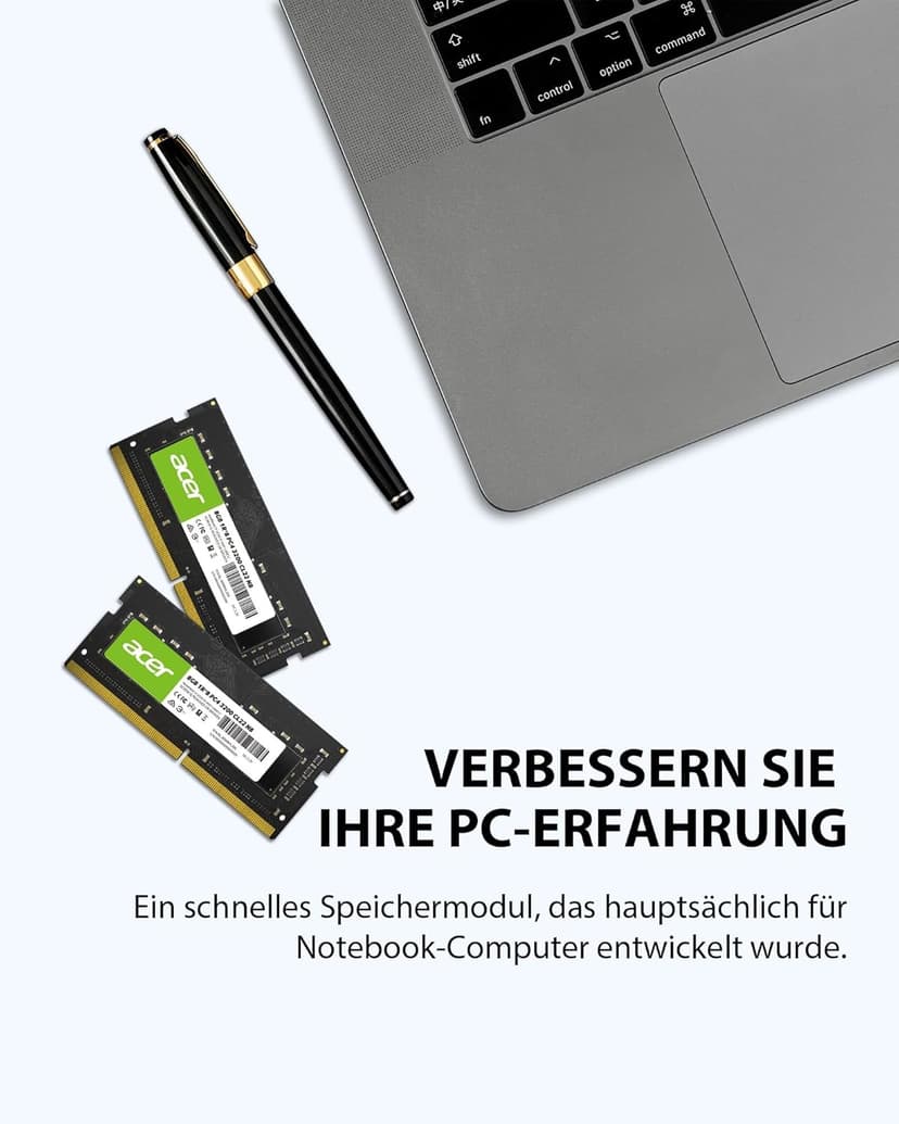 Acer SD100 8GB RAM DDR4 (1x8GB) Laptop Ram 3200 MHz SODIMM PC4-2500 CL22 Memory 1.2v - BL.9BWWA.206