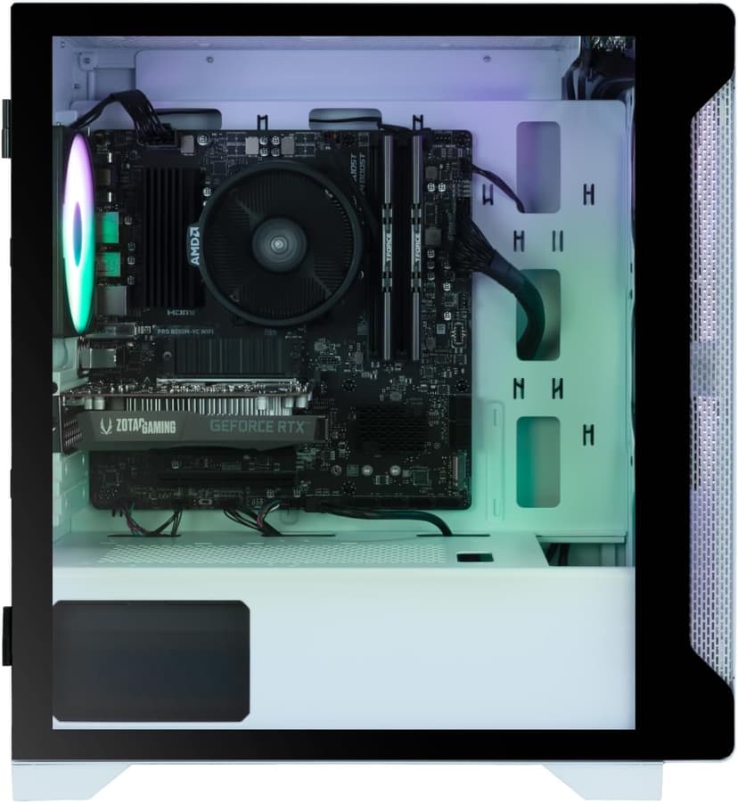 ZOTAC MEK AI-Enhanced Gaming PC Desktop Computer - NVIDIA GeForce RTX 3050, AMD Ryzen 5 5500 4.2GHz, 16GB DDR4, 500GB NVME M.2 SSD, 650W 80+ Gold PSU, WiFi 6E, Windows 11 Home