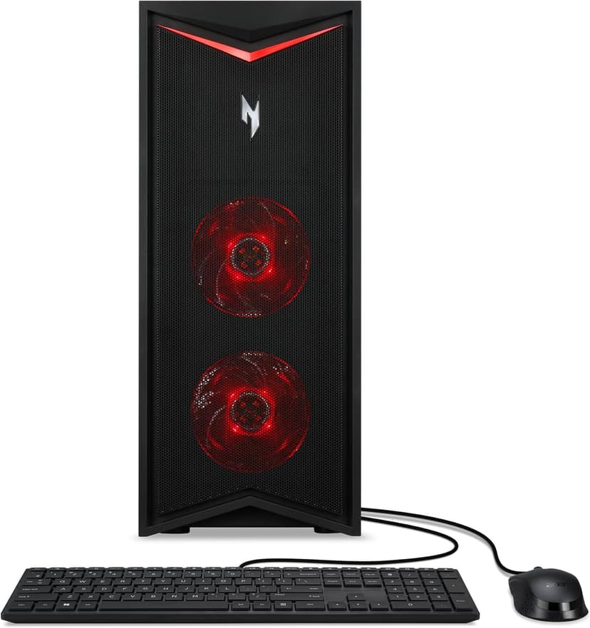 Acer Nitro 70 N70-130-UR13 Gaming Desktop | AMD Ryzen 9 7900 12-Core Processor | NVIDIA GeForce RTX 4070 | 32GB DDR5 4800MHz | 1TB PCIe Gen 4 SSD | Wi-Fi 6E | Windows 11 Home