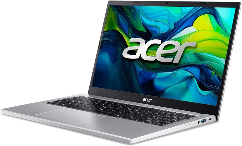 Acer Aspire Go 15 AI Ready Laptop | 15.6" Full HD (1920 x 1080) IPS Display | Intel Core 3 Processor N355 | Intel Graphics | 8GB DDR5 | 128GB UFS | Wi-Fi 6 | Windows 11 Home in S Mode | AG15-32P-39R2