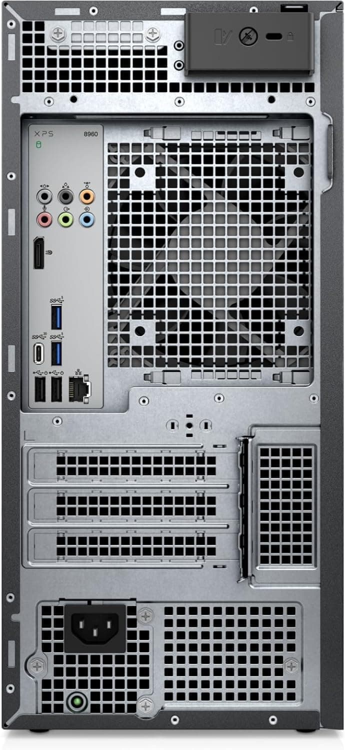 Dell XPS 8960 Desktop 1TB SSD 64GB DDR5 RAM Win 11 Pro (Intel 14th Generation Core i9-14900K Processor with Turbo Boost to 6.00GHz, 64 GB RAM, 1 TB SSD) Business PC Computer XPS8960, Graphite Black