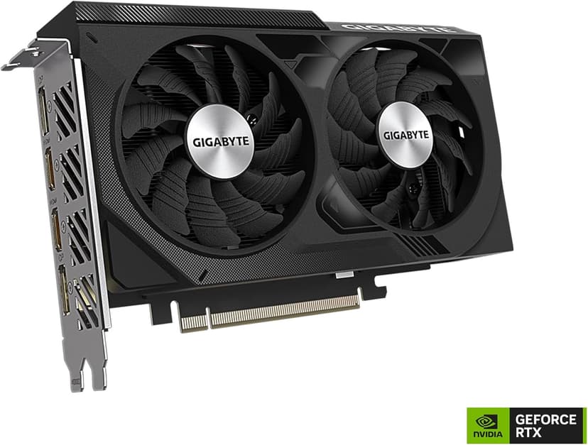 GIGABYTE GeForce RTX 4060 WINDFORCE OC 8G Graphics Card, 2X WINDFORCE Fans, 8GB 128-bit GDDR6, GV-N4060WF2OC-8GD Video Card