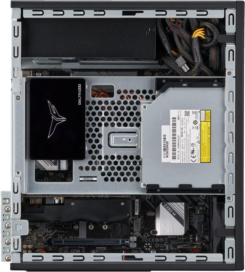SilverStone Technology Milo 11 Slim & Compact Micro-ATX enclousre for Office or Home Theater, Requires TFX PSU (Sold Separately), SST-ML11B