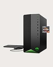 HP Pavilion Gaming Desktop, AMD Ryzen 7 5700G Processor, NVIDIA GeForce RTX 2060 graphic, 16 GB RAM, 1 TB SSD, Windows 11 Pro (TG01-2460, shadow black)
