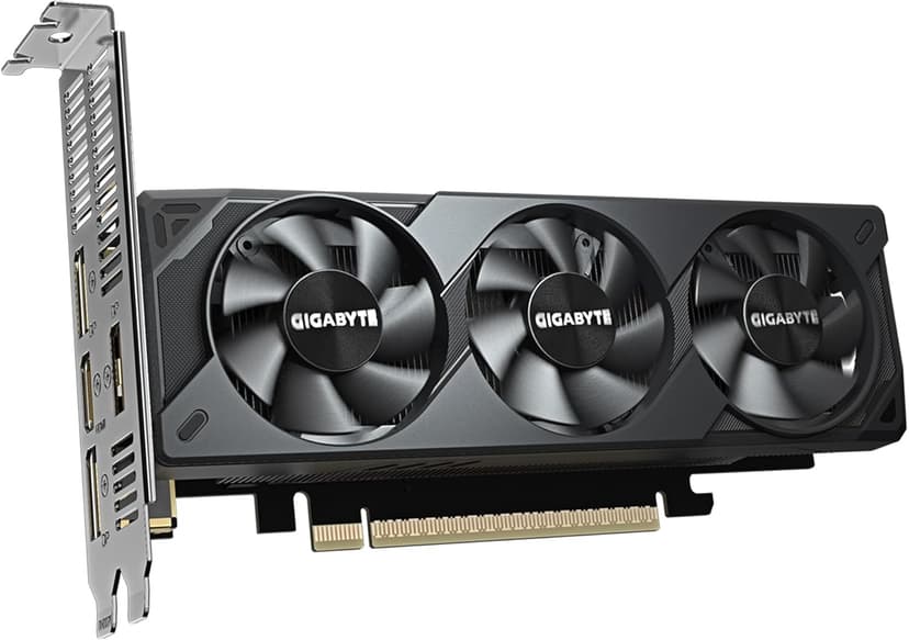 GIGABYTE GeForce RTX 5060 OC Low Profile 8G Graphics Card, 8GB 128-bit GDDR7, PCIe 5.0, Supports up to 4 displays, GV-N5060OC-8GL Video Card