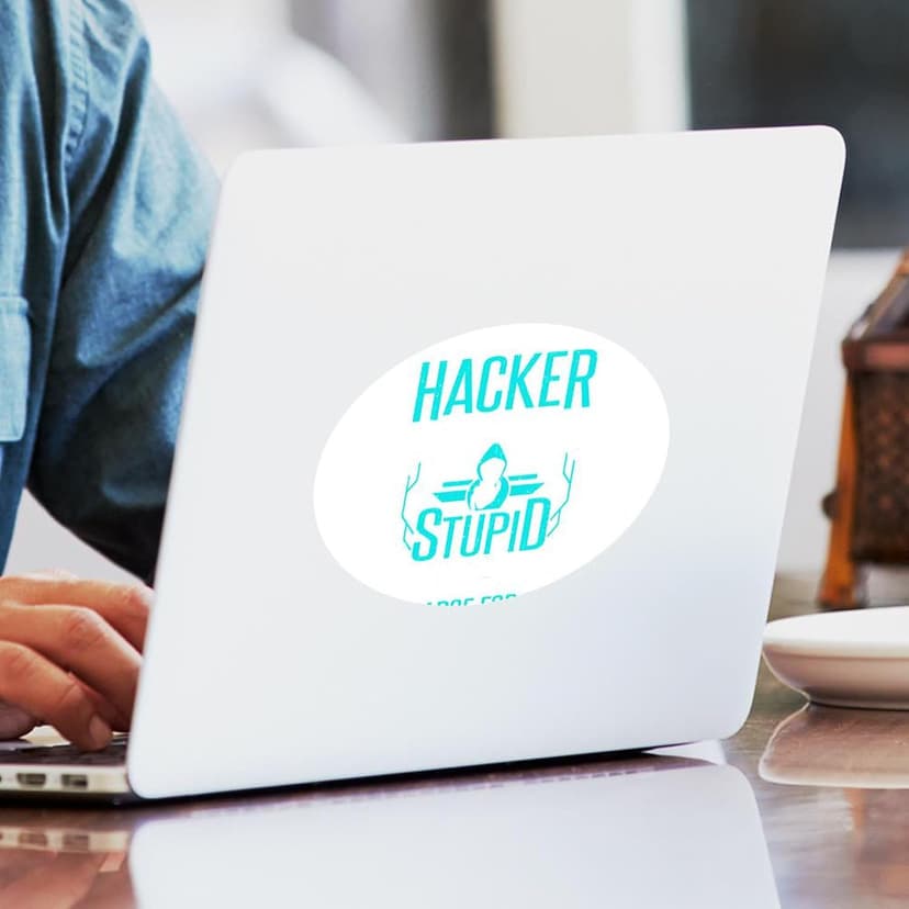 CafePress Cybersecurity Computer Hacking Ethical Hac Sticker Oval Car Bumper Sticker