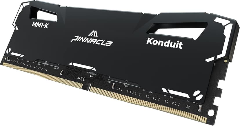 Timetec Pinnacle Konduit 32GB KIT(4x8GB) DDR4 3200MHz PC4-25600 CL16-18-18-38 XMP2.0 Overclocking 1.35V Compatible for AMD and Intel Desktop Gaming PC Memory Module RAM - Black