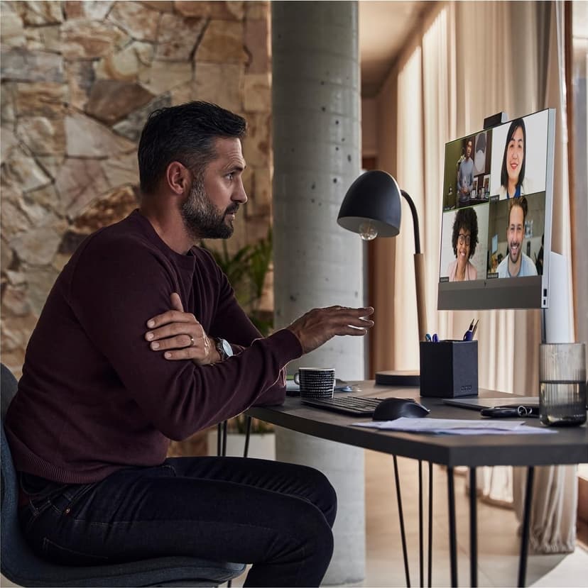 2025 HP EliteOne 840 G9 All-in-One AIO Business Desktop Computer (23.8" FHD IPS, Intel Core i7-14700, 64GB DDR5 RAM, 2TB SSD) Wi-Fi 6E, BO Audio, 5MP Webcam, KB& Mouse, Wolf Pro Security, Win 11 Pro