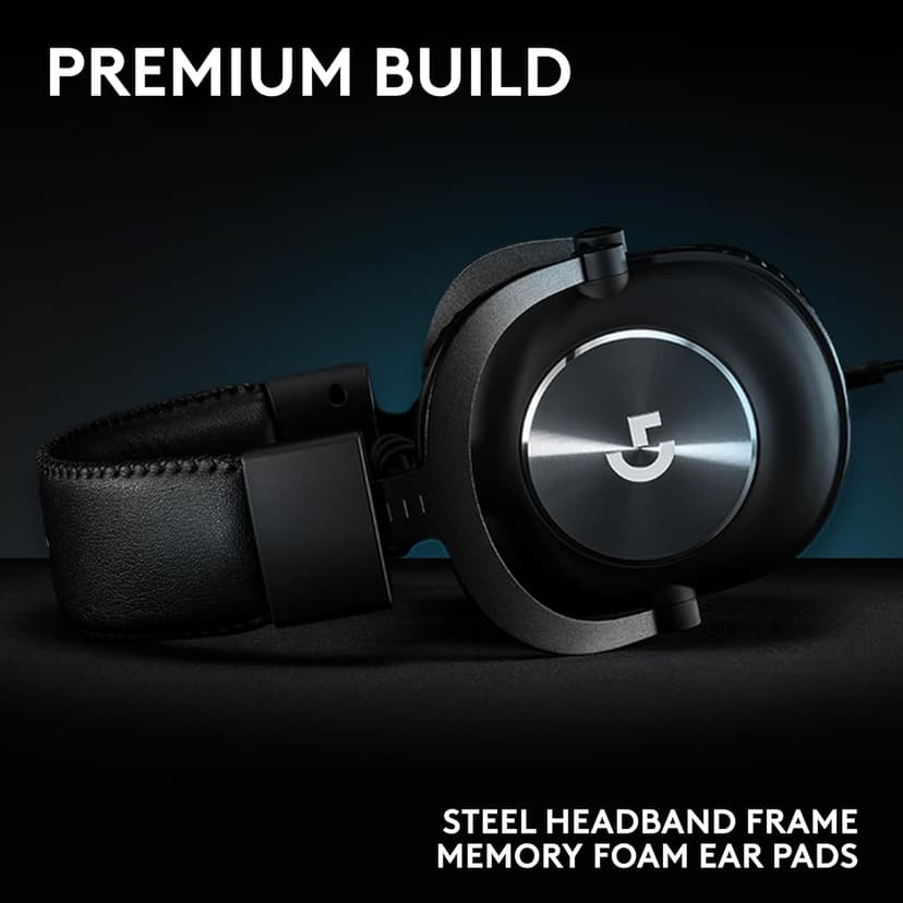 Logitech G Pro X SE Wired Gaming Headset: Blue VO!CE Detachable Boom Mic, DTS 7.1, 50 mm Drivers, USB/3.5mm Aux, USB DAC Included, for PC, Xbox, PS5, PS4 - Black