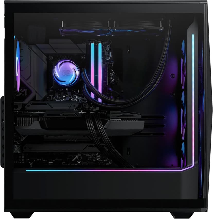 iBUYPOWER Slate MESH Gaming PC Desktop Computer AMD Ryzen 9 9900X CPU, NVIDIA GeForce RTX 5070Ti 16GB GPU, 32GB DDR5 RGB 5200MHz RAM, 2TB NVMe SSD, Windows 11 Home, Keyboard and Mouse - SMA9N57T01