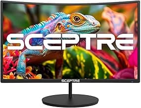 Sceptre New 27-inch Curved Gaming Monitor 100Hz HDMI X2 Build-in Speakers 2025