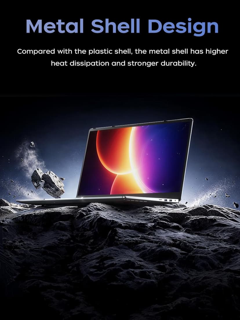 2025 Laptop, Laptop Computer with Intel Twin Lake N150 Processor(Up to 3.6GHz), 16GB DDR4 512GB SSD Windows 11 Laptop, 15.6" IPS 1080P, USB3.2, Long Battery Life