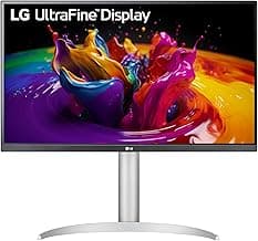 LG UltraFine 27-Inch Computer Monitor 27UP850N-W, IPS 4K with VESA DisplayHDR400 and USB Type-C, White