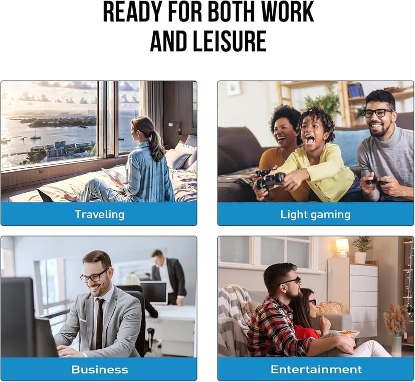 HP 15 Inch Laptop Computer, 15.6" FHD AMD Ryzen 5 Laptop with Lifetime Microsoft Office, Windows 11 Pro, 32GB RAM 1TB SSD+512GB Docking Set, Backlit Keyboard, 10-Key Number Pad