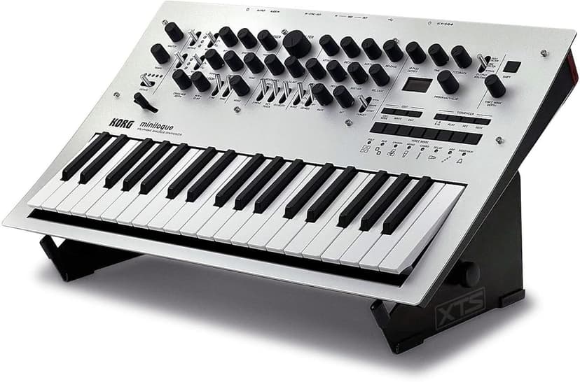 XTS Desktop Stand, Large 10.6" - 18.5" Size For Sampler/Synth/MIDI Controller/Drum Machine, Fits Akai MPC Live 2 / Ableton Push 3 / Native Instruments Maschine and more, by Analog Cases