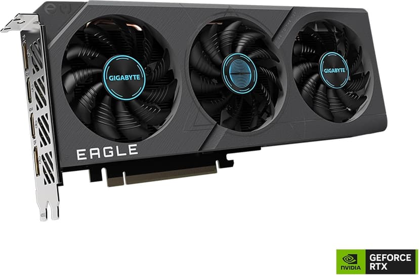 GIGABYTE GeForce RTX 4060 Eagle OC 8G Graphics Card, 3X WINDFORCE Fans, 8GB 128-bit GDDR6, GV-N4060EAGLE OC-8GD Video Card