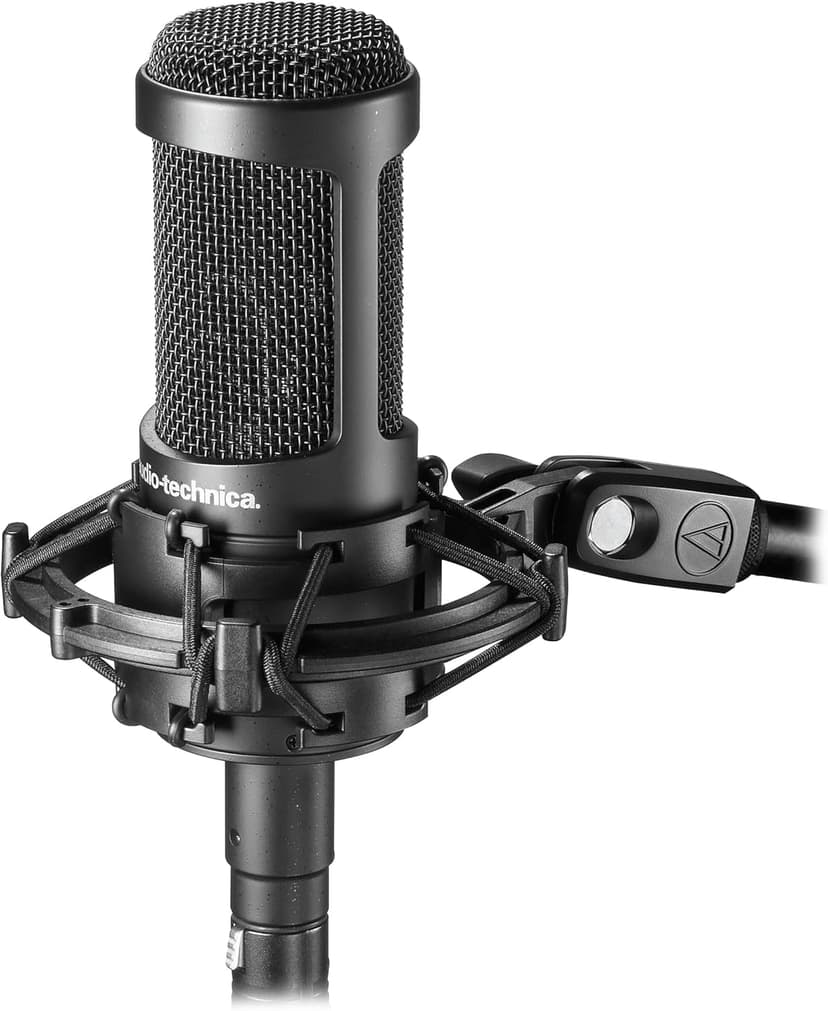 Audio-Technica AT2035 Cardioid Condenser Microphone, Black