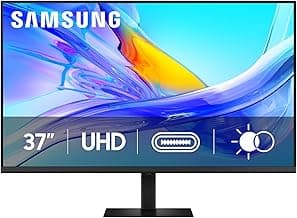 Samsung 37-inch ViewFinity S8 (S80UD) 4K UHD HDR10 High Resolution Monitor, USB-C, Height Adjustable Ergonomic Stand, Built-in KVM Switch, Advanced Eye Care, LS37D800UANXZA, 2025