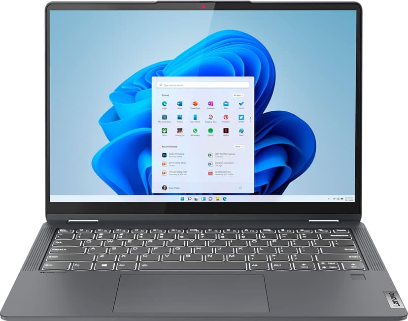 Lenovo IdeaPad Flex 5i 2-in-1 Laptop (14" FHD+ Touchscreen, Intel Core i5-1235U, 8GB RAM, 512GB SSD) Convertible, Fingerprint, Backlit, 1080p Webcam, 9-Hr Battery Life, IST Pen, Win 11 Home S Mode