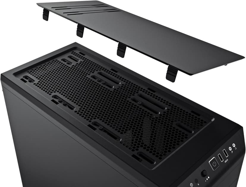 be quiet! Pure Base 600 ATX Midi Tower PC Case| 2 Pre-Installed Pure Wings Fans | Black | BG021