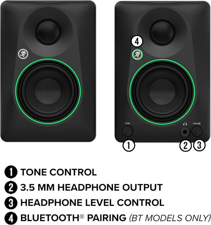 Mackie CR3.5 3.5-inch Powered Studio Monitors