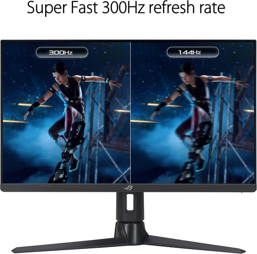 ASUS ROG Strix 27” 1440P Gaming Monitor (XG27AQMR) - 27”, QHD (2560 x 1440), Fast IPS, 300Hz, 1ms, G-SYNC Compatible, FreeSync Premium Pro, Extreme Low Motion Blur Sync, DisplayPort, DisplayHDR 600