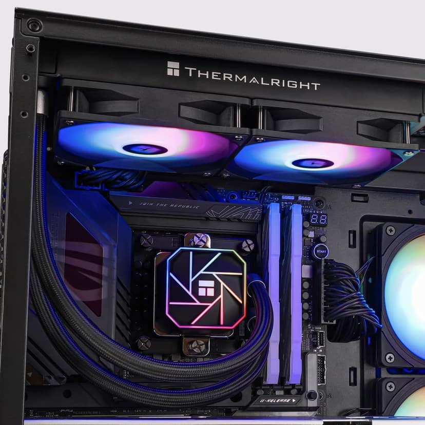 Thermalright Aqua Elite 240 V3 Water Cooling CPU Cooler, Double PWM ARGB Fans with S-FDB Bearings,Efficient PWM Controlled Pump,for AMD/AM4/AM5, Intel LGA1150/1151/1200/2011/1700, (AE240 V3)