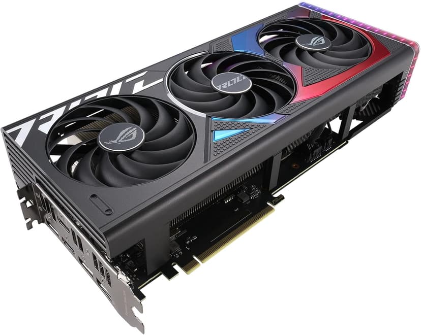 ASUS ROG Strix GeForce RTX 4070 Super OC Edition Gaming Graphics Card (PCIe 4.0, 12GB GDDR6X, DLSS 3, HDMI 2.1a, DisplayPort 1.4a, Massive Vented Backplate, Power Sensing, Aura Sync)