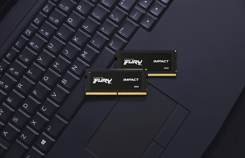 Kingston FURY Impact 64GB (2x32GB) 5600MT/s DDR5 CL40 Laptop Memory Kit of 2 | Lower Power Comsumption | Intel XMP 3.0 | Plug N Play | KF556S40IBK2-64