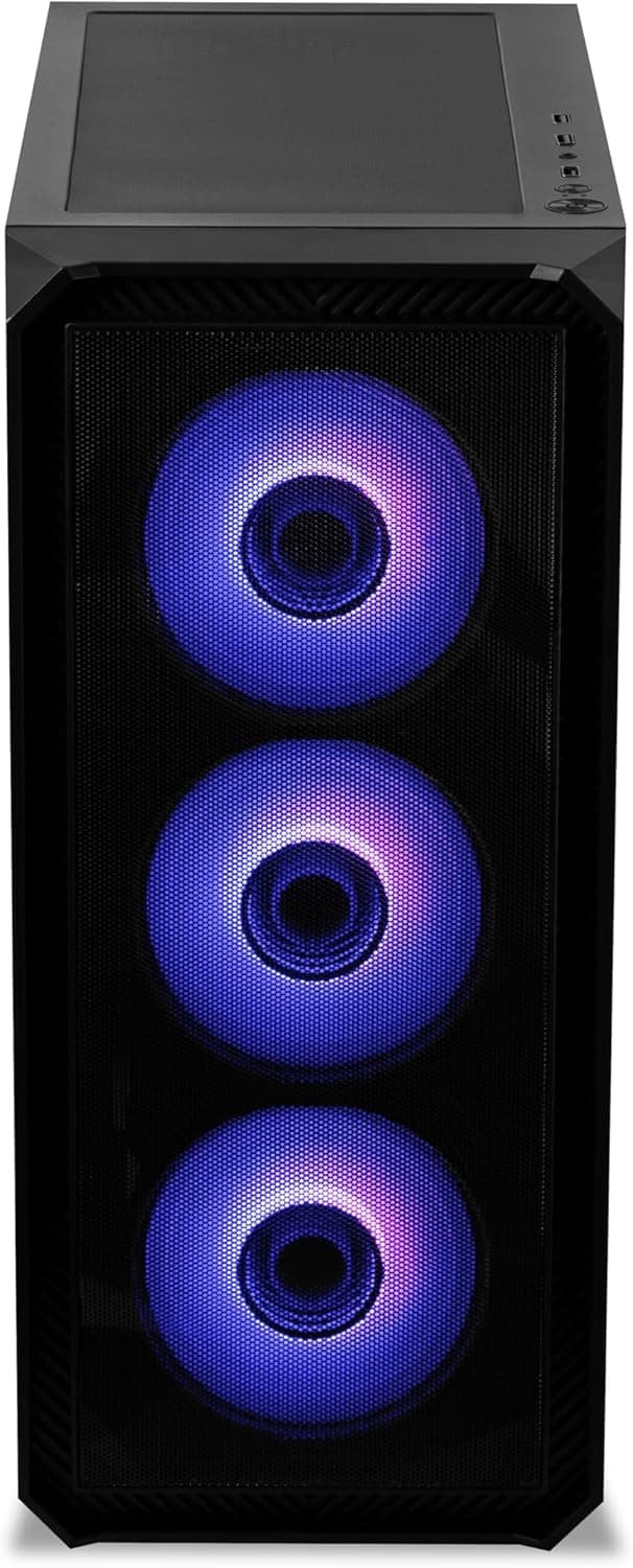YEYIAN Tanto Pre Built Gaming PC Desktop Computers – Intel Core i5 12400F 4.4 GHz, RTX 4060, 1TB NVME SSD, 16GB DDR4 RAM 3200, 650W Gold PSU, Windows 11 Home 64-bit,for Streaming VR Ready Desktops