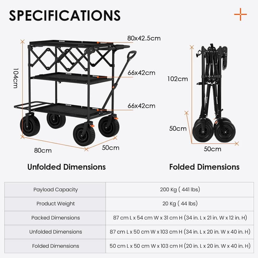 TARION Video Production Camera Cart: Foldable Cart for Photographer Quick Release with 360° Swivel Wheels for Film Studio Stage Lighting Storage Digital Tech Cart Payload up to 440lb Titanrig Cart
