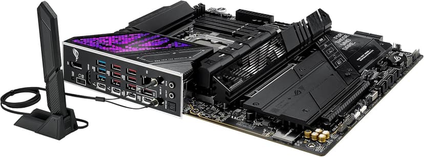 ASUS ROG Strix Z890-E Gaming WiFi Intel® Z890 LGA 1851 ATX Motherboard, Advanced AI PC-Ready, 18+2+1+2 Stages, DDR5, WiFi 7, 7X M.2, Thunderbolt™ 4, USB Type-C®, AI Overclocking, Cooling & Networking