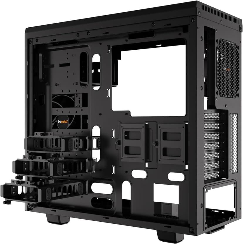 be quiet! Pure Base 600 ATX Midi Tower PC Case| 2 Pre-Installed Pure Wings Fans | Black | BG021