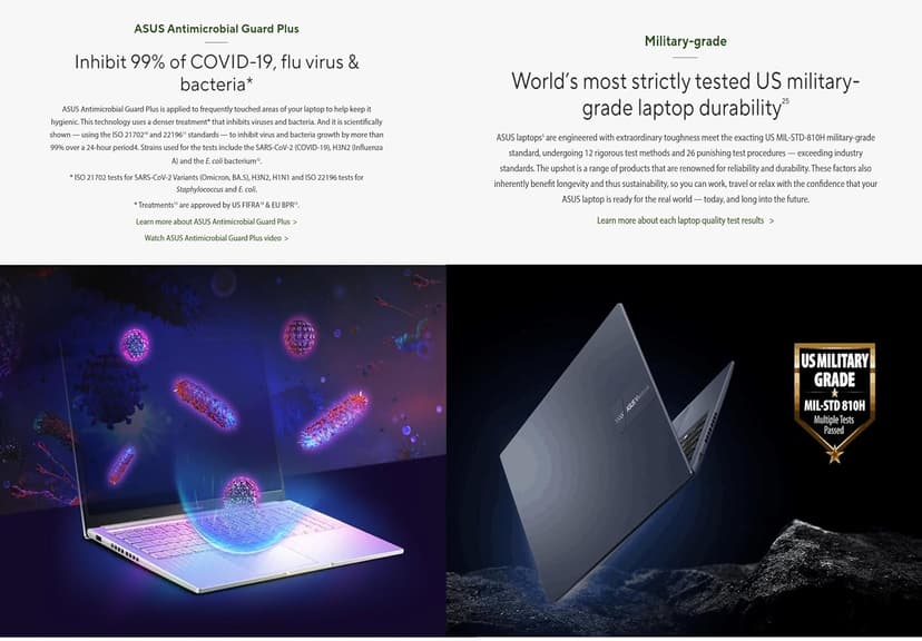 ASUS Vivobook 14" FHD Slim Laptop, Latest 10Cores i5-1334U, Intel UHD Graphics, USB C, Webcam, 2025 Model, Win11 (R7 7730U)