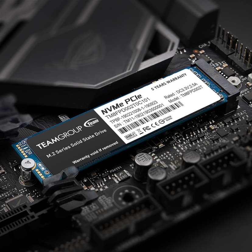 TEAMGROUP MP33 1TB SLC Cache 3D NAND TLC NVMe 1.3 PCIe Gen3x4 M.2 2280 Internal SSD R/W Speed up to 1800/1500 MB/s Laptop & PC Desktop TM8FP6001T0C101