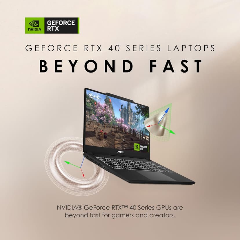 MSI Creator M14 14” 2.8K Display Creator Laptop: Intel Core i7-13620H, NVIDIA Geforce RTX 4050, 16GB DDR5, 1TB NVMe SSD, Cooler Boost, Win 11: Black A13VE-083US