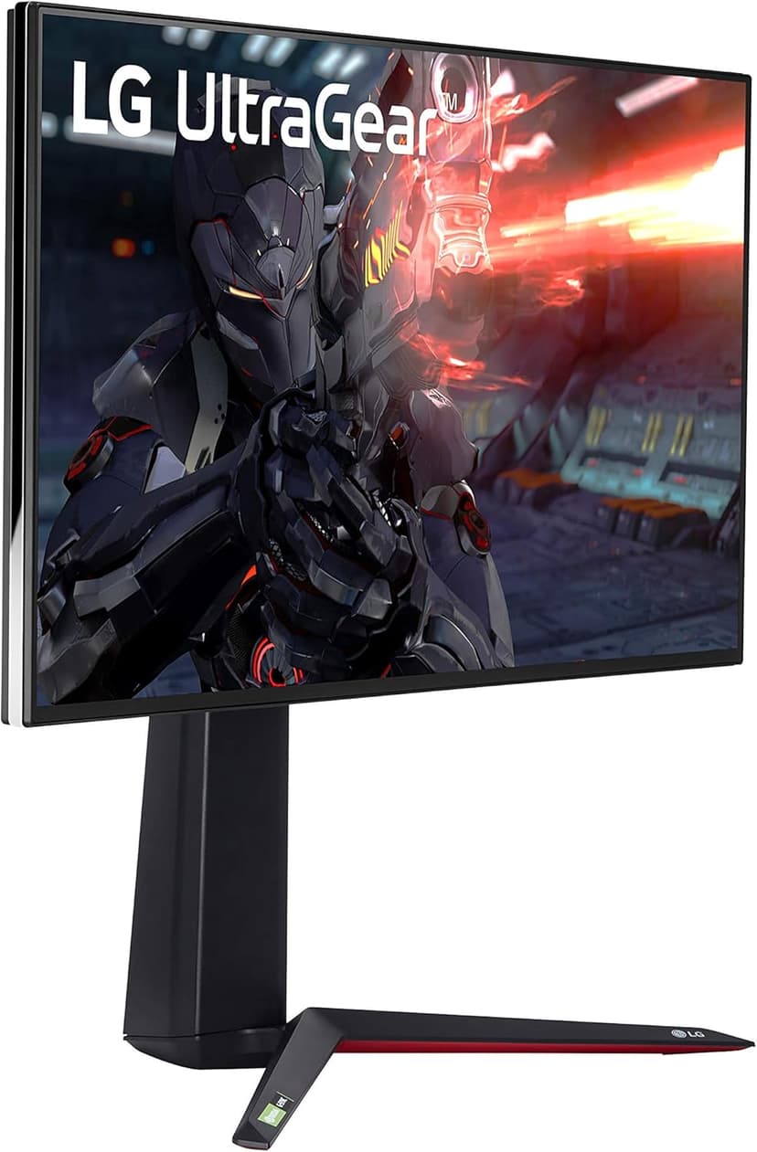 LG 27GN950-B UltraGear Gaming Monitor 27” UHD (3840 x 2160) Nano IPS Display, 1ms Response Time, 144Hz Refresh Rate, G-SYNC Compatibility, AMD FreeSync Premium Pro, Tilt/Height/Pivot Adjustable Stand
