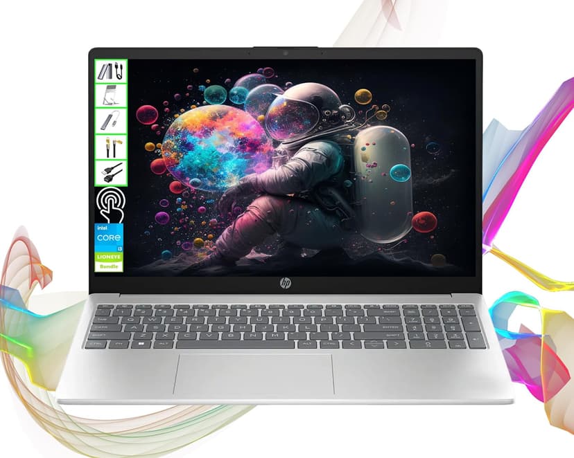 HP Pavilion 15.6" Touch Screen 2025 Upgraded Laptop Computer | 12th Gen Intel 6-Core (Beat i7-1165G7)| 64GB RAM| 1TB SSD + 128GB Portable SSD| Fast Wi-Fi 6E| Long-Battery Life| Windows 11| LE Bundle
