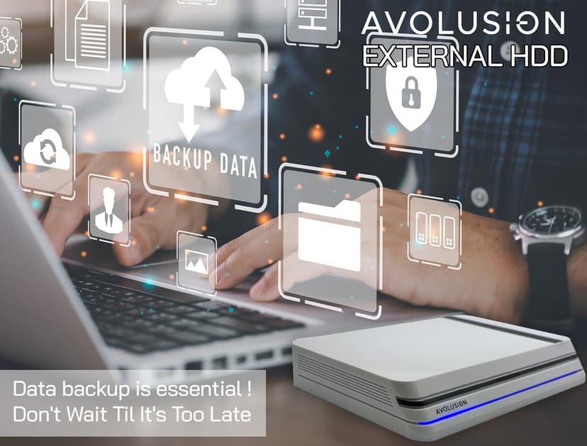 Avolusion PRO-X Series USB 3.0 External Hard Drive for WindowsOS Desktop PC/Laptop (White) - 2 Year Warranty (16TB) (Renewed)