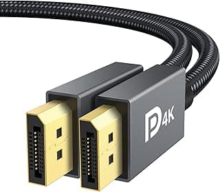 VESA Certified DisplayPort Cable, iVANKY 6.6ft DP Cable 1.2, [4K@60Hz, 2K@165Hz, 2K@144Hz], High Speed Gold-Plated Display Port to Display Port Cable, for Gaming Monitor, Graphics Card, TV, PC, Laptop