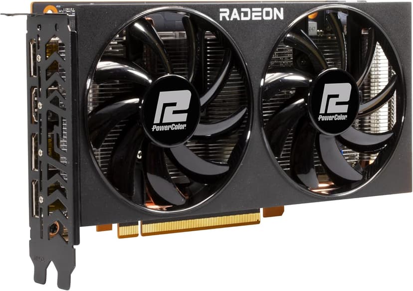 PowerColor Fighter AMD Radeon RX 6600 Graphics Card with 8GB GDDR6 Memory