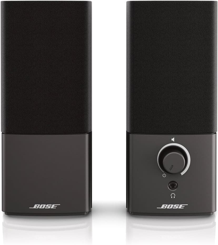 Bose Companion 2 Series III Multimedia Speakers - for PC (with 3.5mm AUX & PC Input) Black
