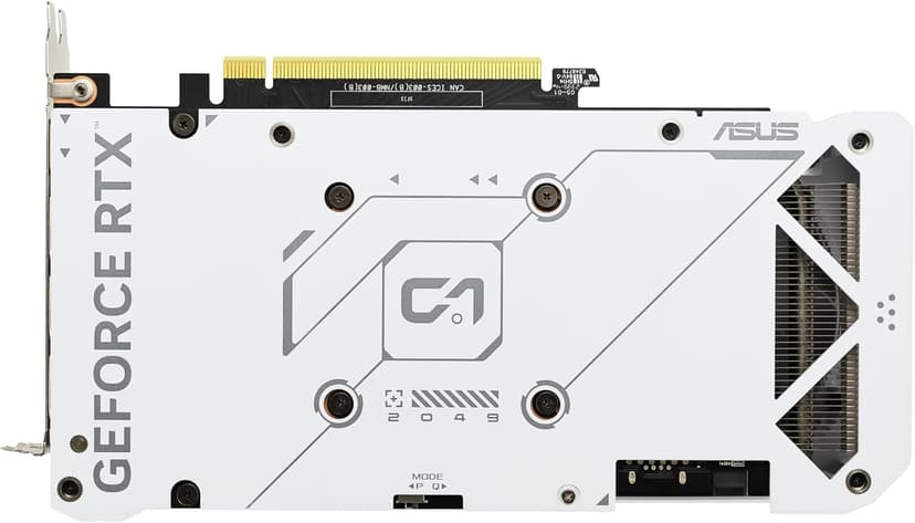 ASUS Dual GeForce RTX™ 4060 EVO White OC Edition 8GB GDDR6 (PCIe 4.0, 8GB GDDR6, DLSS 3, HDMI 2.1a, DisplayPort 1.4a, Axial-tech Fan Design, 0dB Technology, Dual BIOS, Auto-Extreme Tech)