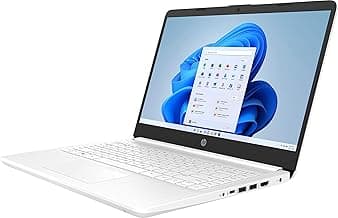 HP 14 Laptop, White