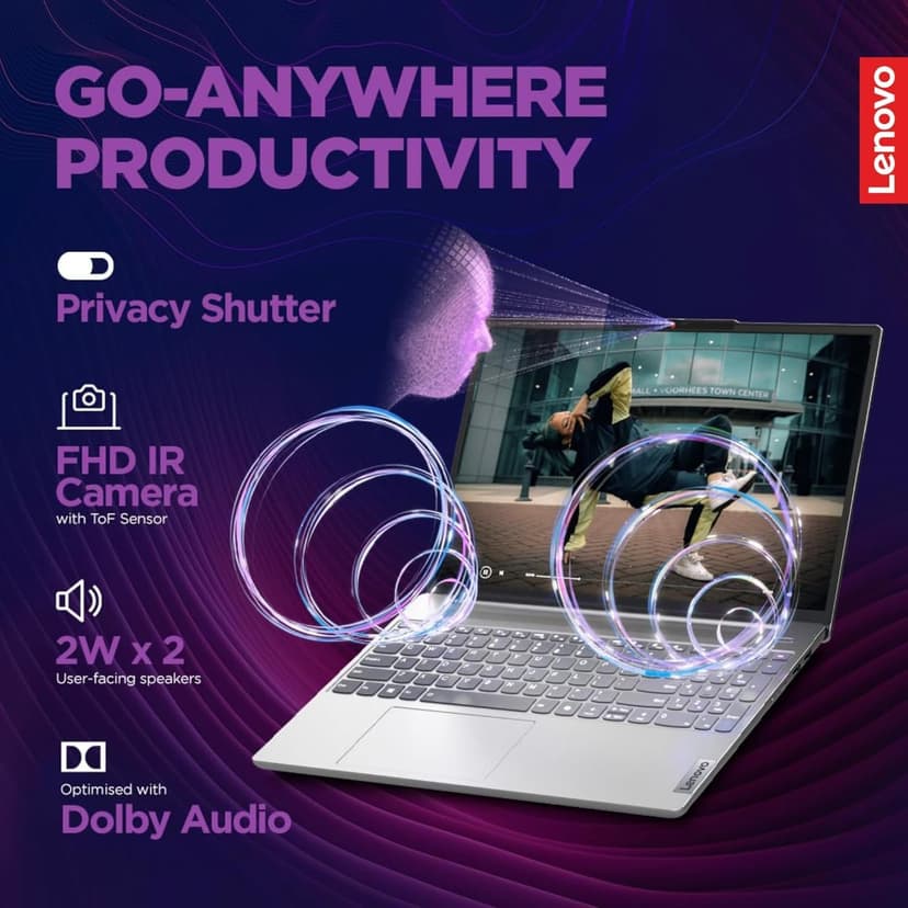 Lenovo Idea 15 Premium Series Touchscreen Laptop • Intel Core i3 6-Core Processor • 40GB RAM & 1TB SSD (512GB PCIe SSD withHP P500 512GB Portable SSD) • 15.6" FHD Touchscreen • Windows 11 Pro