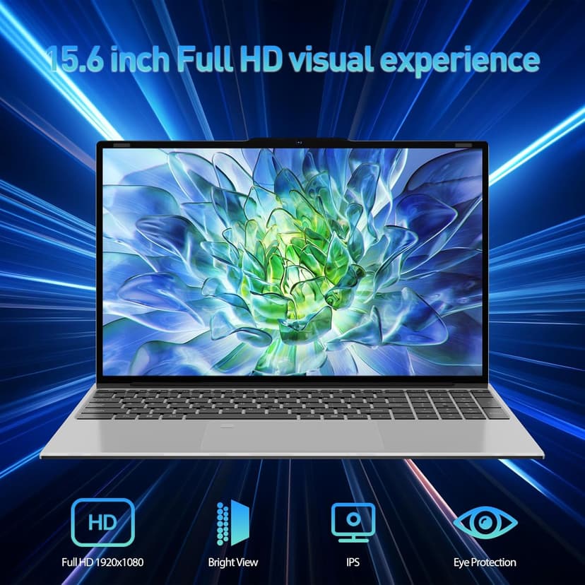 Laptop 15.6 inch Laptop Computers 32GB RAM 1TB SSD, Core i7 Processor (up to 3.4GHz), FHD 1080P Display, Backlit Keyboard, Fingerprint,Wi-Fi,HDMI, Win 11 Pro Laptops for Business,Student