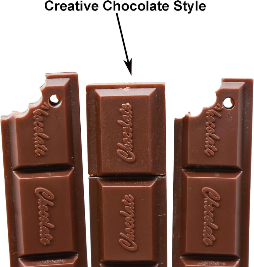 Maydahui 30 PCS Simulation Chocolate Shape Ballpoint Pens Funny Food Pen Novelty Pens Blue Ink for School Party Office