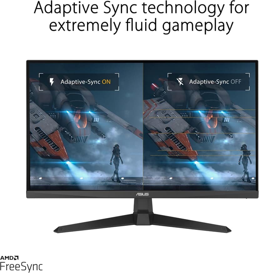 ASUS TUF Gaming 25” (24.5 viewable) 1080P Gaming Monitor (VG259Q3A) – FHD, 180Hz, 1ms, Fast IPS, Extreme Low Motion Blur, FreeSync, Variable Overdrive, Speakers, 99% sRGB, Shadow Boost 3yr Warranty